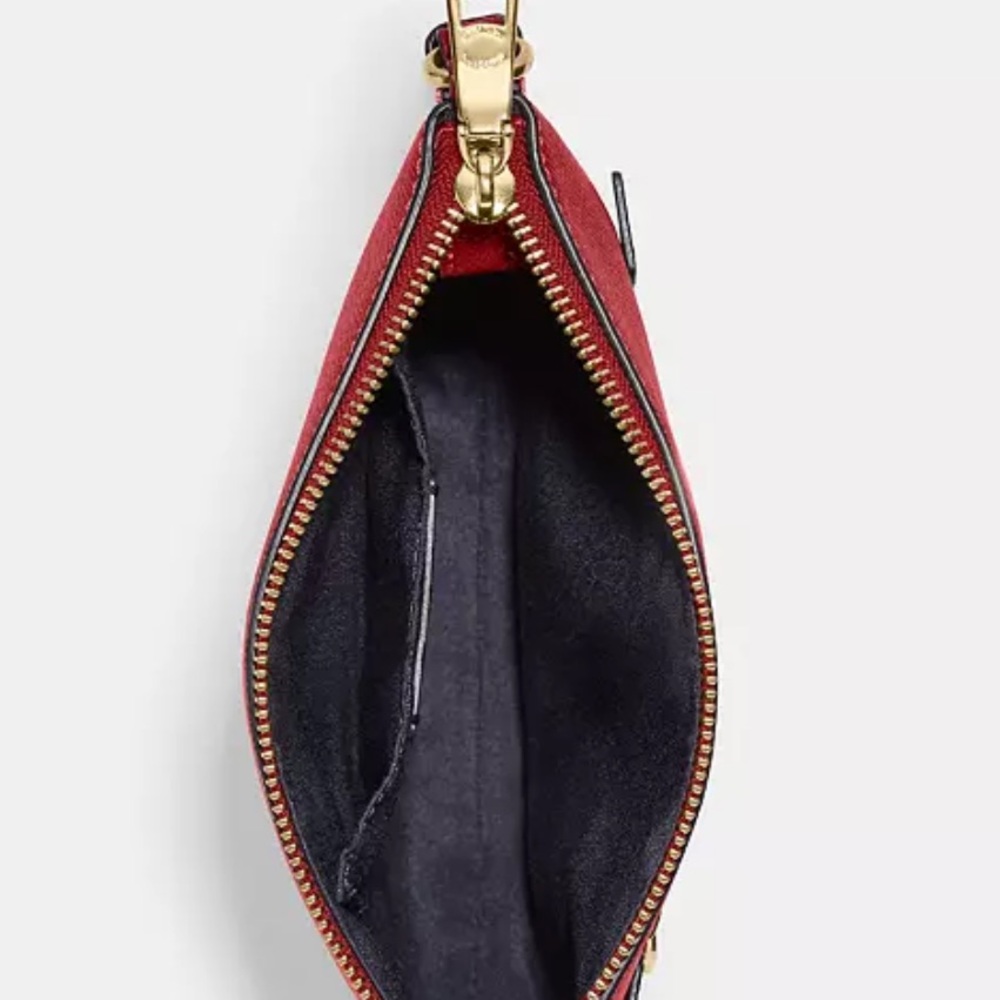 NWT Coach Red Crossbody Bag with Gold Accents - Picture 3 of 8